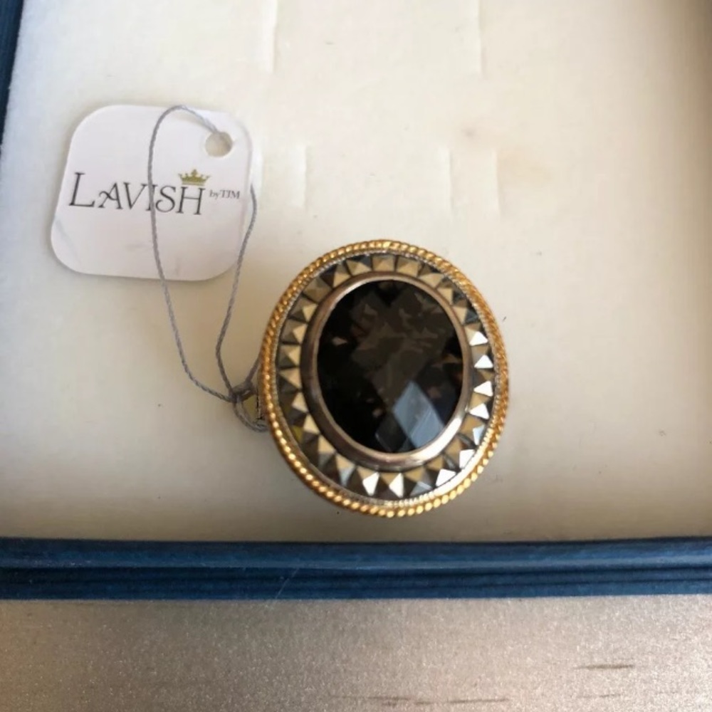 Smoky Quartz Sterling Silver Ring NEW